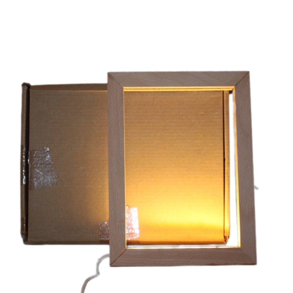 LED Lights Wooden Photo Frame - Picture 15 of 15